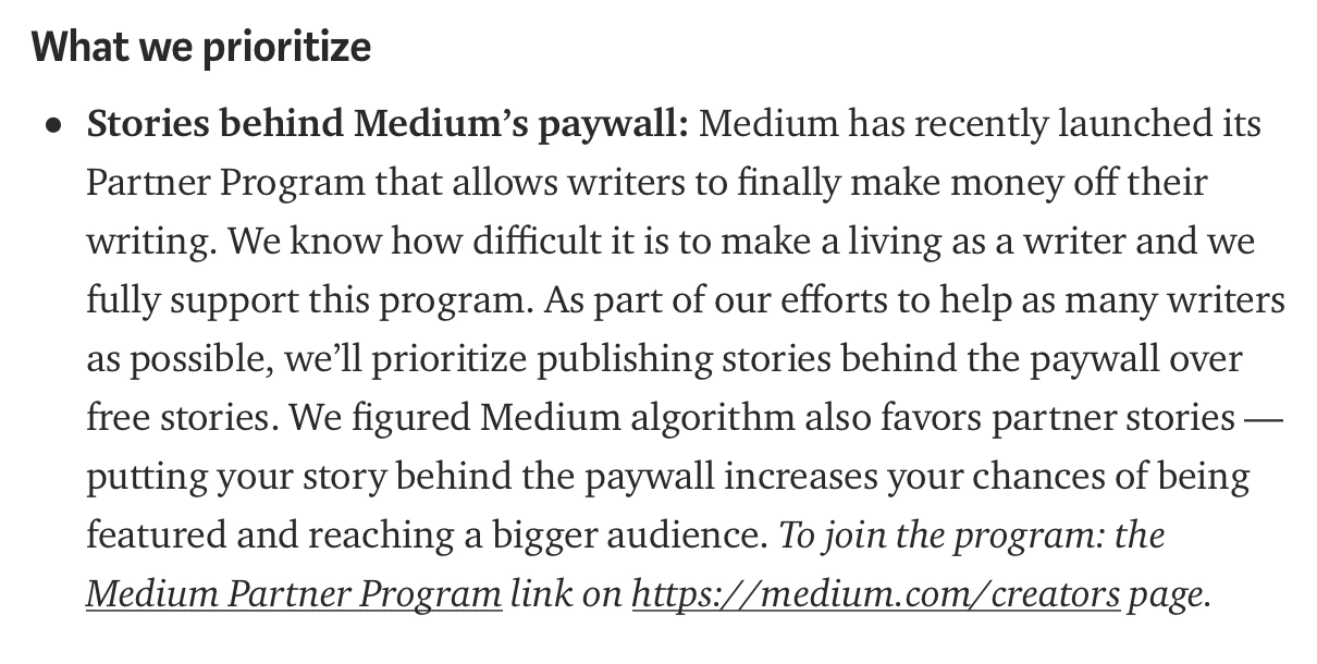 source: https://medium.com/swlh/when-one-upvote-is-worth-a-thousand-visitors-3e8ed27bcd3e